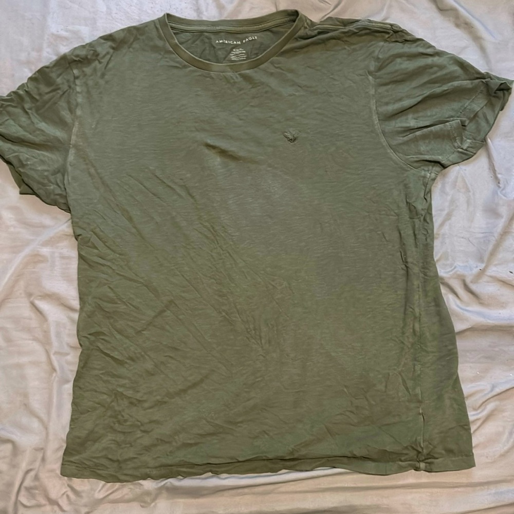 Dark green American eagle shirt
